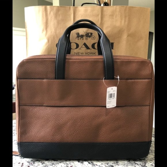 NWT Authentic Coach 'Hamilton Ultimate Briefcase' - Picture 3 of 6